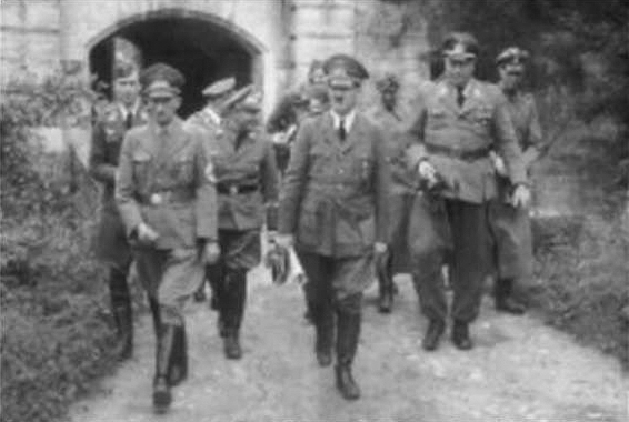 Adolf Hitler in Fort Laniscourt, France